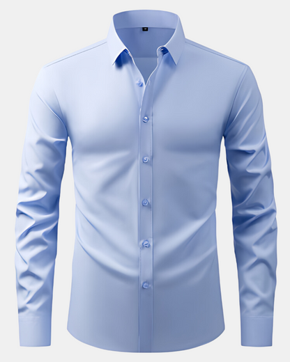 Camisa Antirrugas de Corte Ajustado