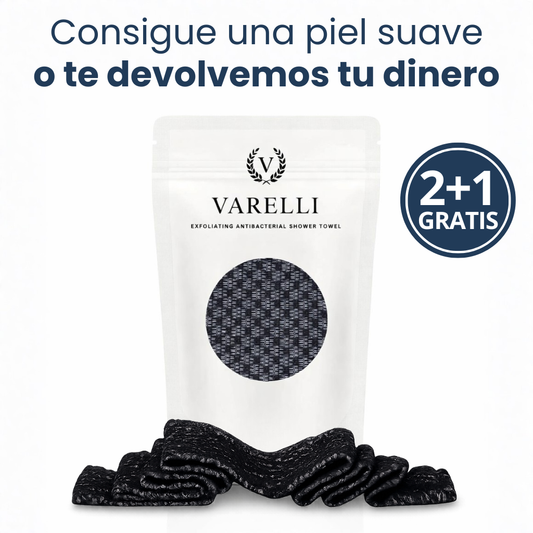 Toalla de ducha exfoliante antibacteriana