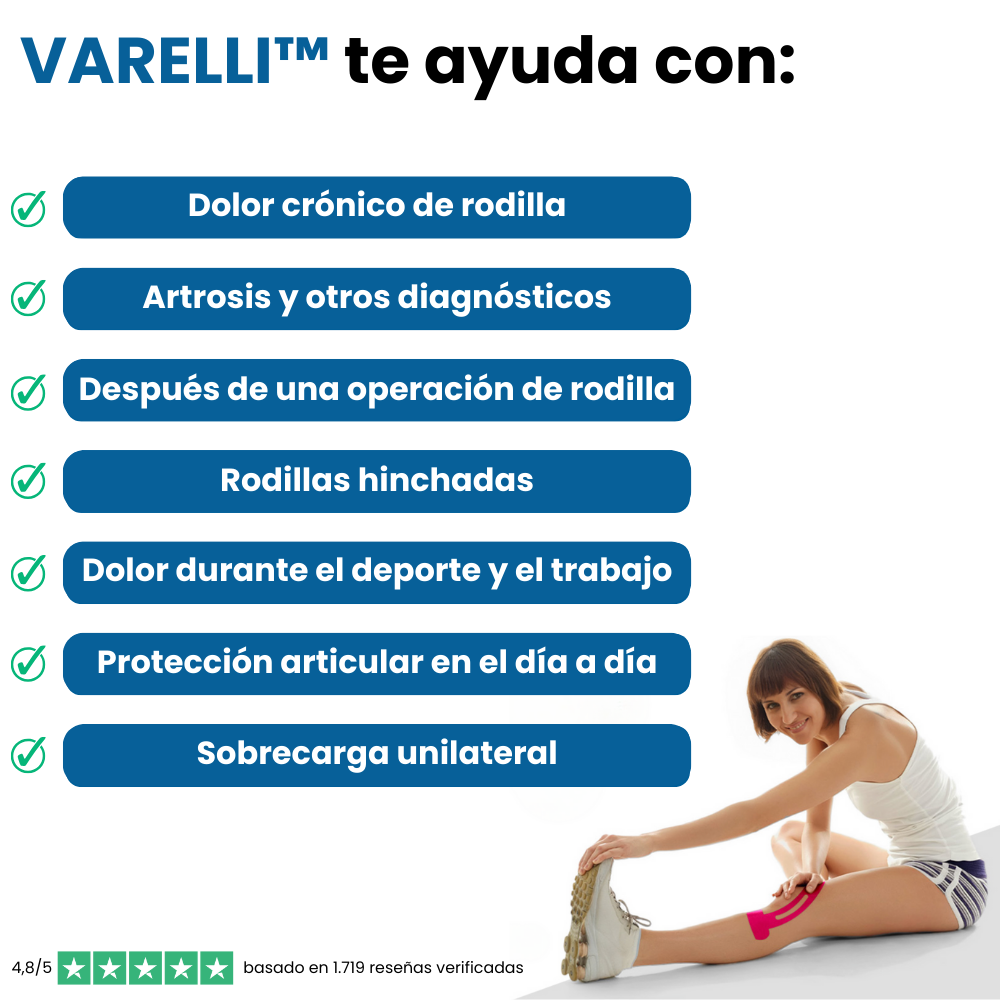 VARELLI™ – Banda de sujeción para la rodilla