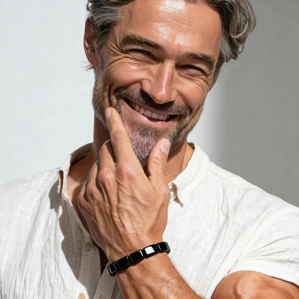 VARELLI® — PULSERA DE HEMATITA