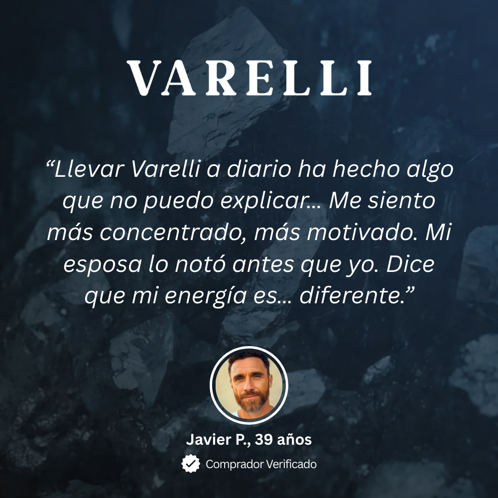 VARELLI® — PULSERA DE HEMATITA