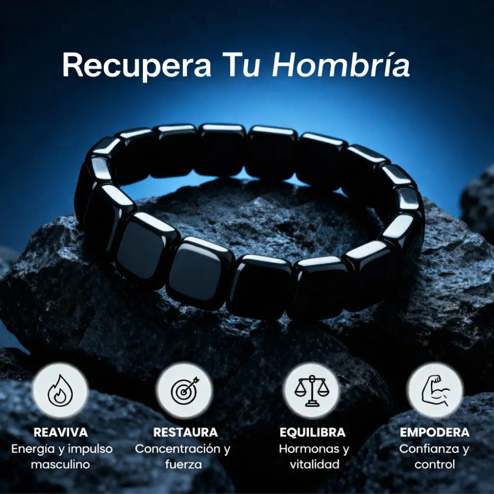 VARELLI® — PULSERA DE HEMATITA