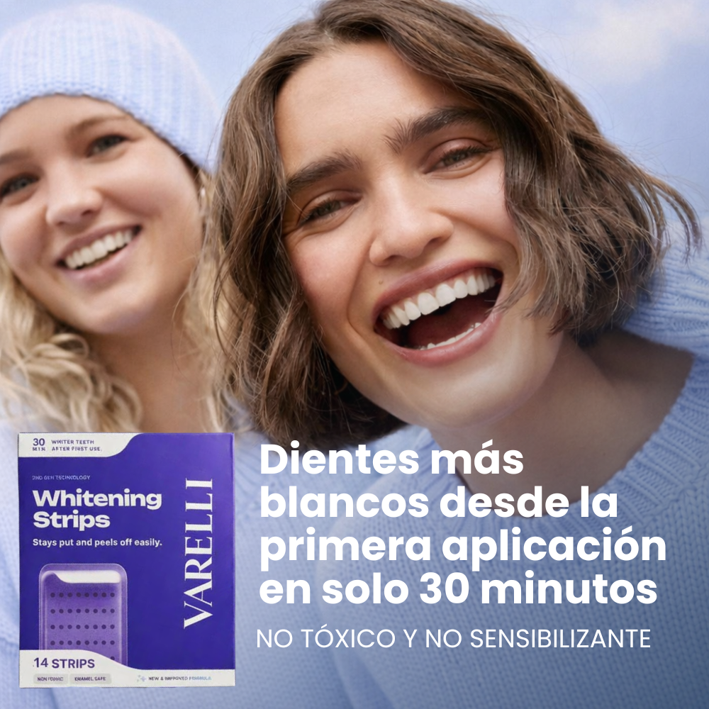 Varelli™ – 14 Tiras Blanqueadoras Violetas